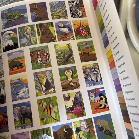 Animal Kingdom Color By Number Adult Coloring Book - Picture 3 of 4